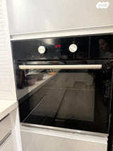 תנור בילד אין שחור זכוכית