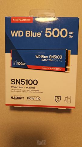 SSD NVMe 500GB PCle 4.0