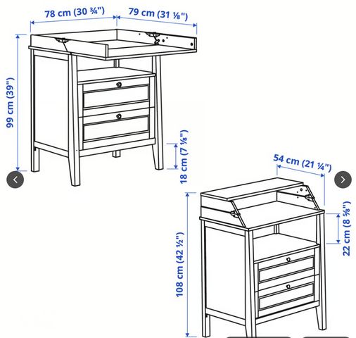 שידת החתלה IKEA