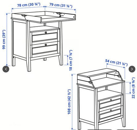 שידת החתלה IKEA