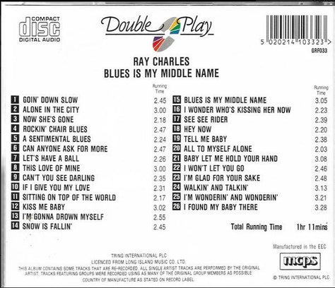 Ray Charles Blues Is My Middle