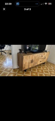 מזנון שידת עץ מלא sideboard