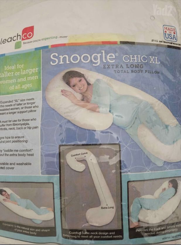 כרית הריון snoogle chic XL