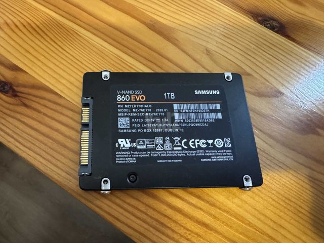 SDD 860 EVO 1TB