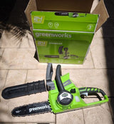 מסור שרשרת 10" Greenworks