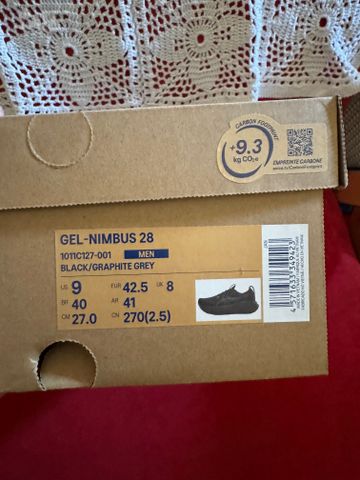 נעלי asics דגם gel nimbus 28