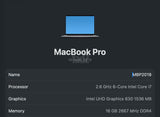 macbook pro 16 2019 16GB