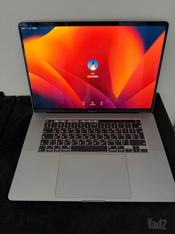 Macbook pro 16” 2019 ומטען אפל