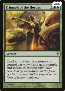 1xTriumph of the Hordes MTG