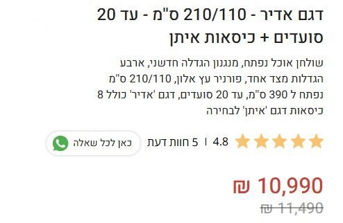 פינת אוכל