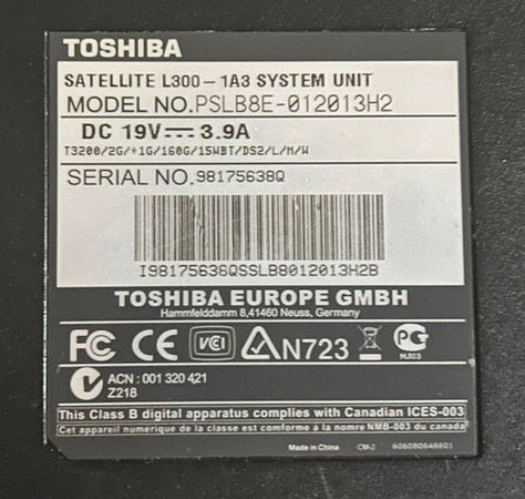 מחשב נייד TOSHIBA