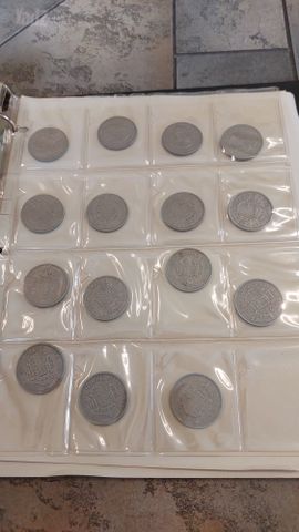 vintage UK coin collection