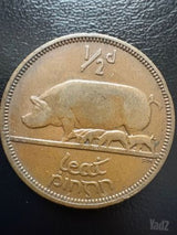 1/2 penny 1927 ireland