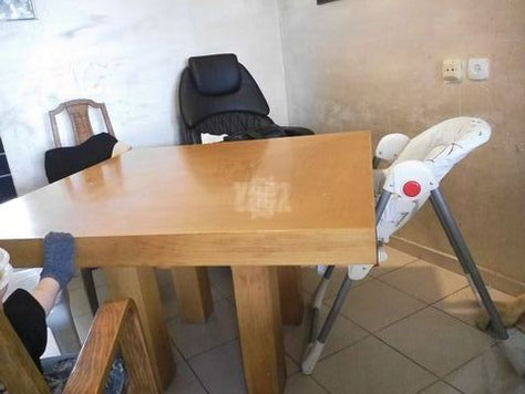 Solid wood square table