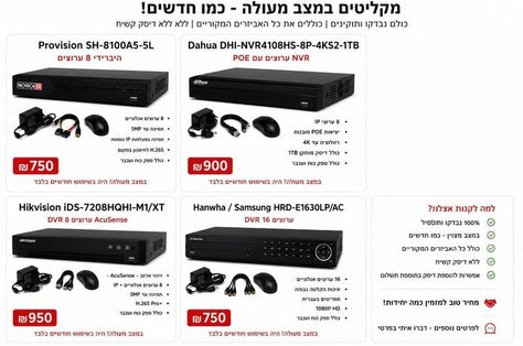 מערכות הקלטה dvr