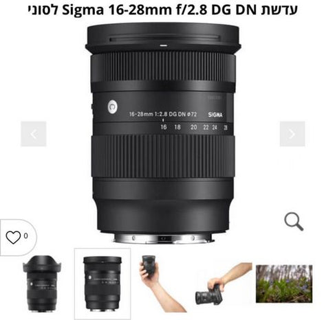 Sigma DN DG f/2 16-28