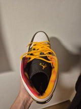 Jordan 1 Mid  Orange Wear Away