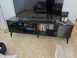 מזנון שחור 1.80