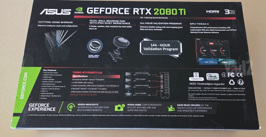 ASUS GeForce RTX 2080 Ti - חדש