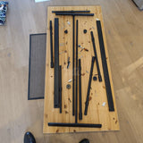 solid wood table vintage style