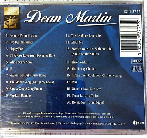 Dean Martin 20 Outstanding