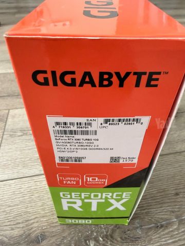 RTX 3080 Turbo 10GB חדש