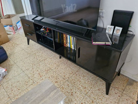 מזנון שחור 1.80