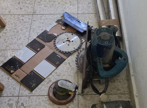 משור עגול ומלטשת