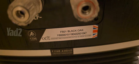 רמקולים Fyne Audio F501