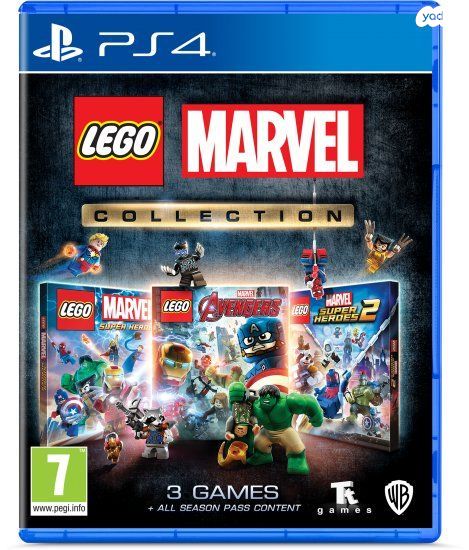 3 משחקי Lego Marvel Collection