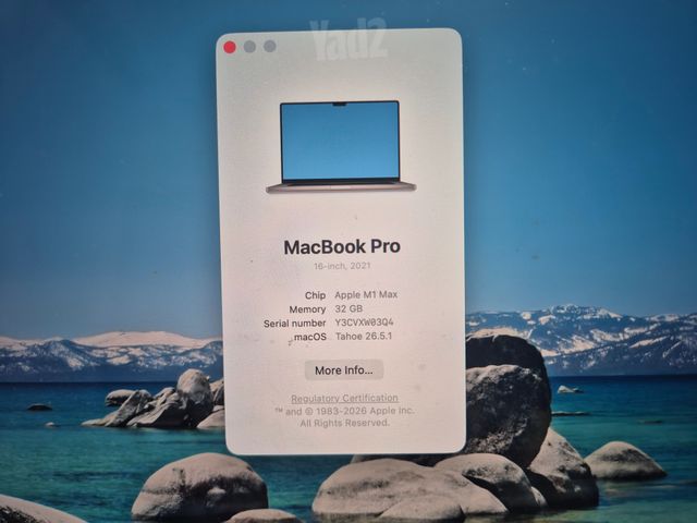 MacBook Pro 16 2021 M1 Max