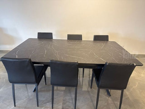 סט פינת אוכל שולחנות סלון ושפה