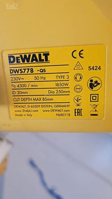 מסור DEWALT DWS 778