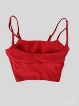 טופ אדום alo yoga