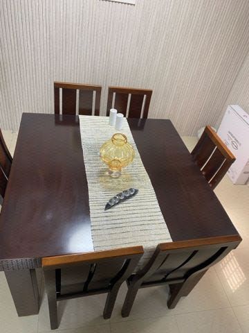 שולחן ו6 כסאות