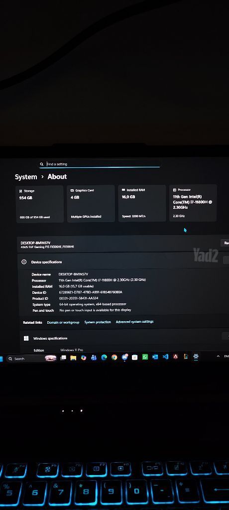 Asus tuf gaming F15