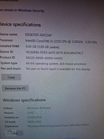 מחשב שולחני HP i3-3220