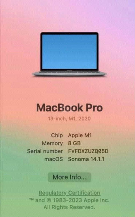 MacBook pro m1