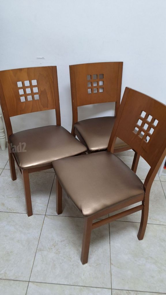 כיסאות סלון עץ