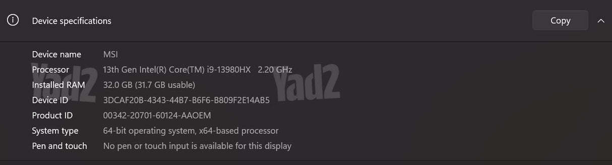 MSI GE 78 RAIDER