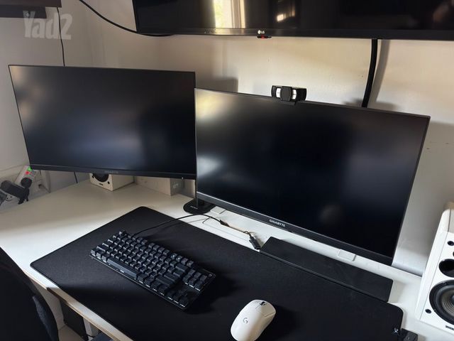 זוג מסכים gigabyte 27 165 hz