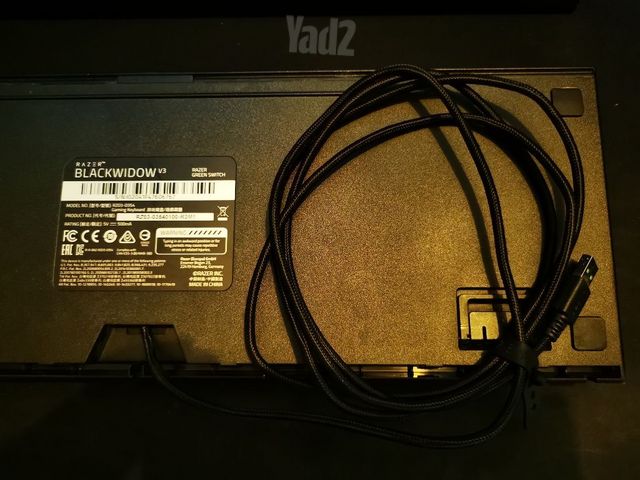 מקלדת  רייזר black widow v3