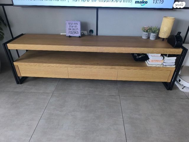 מזנון עץ טבעי