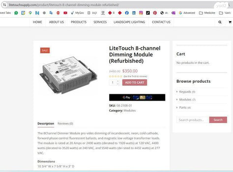 בקר למע' חשמל חכם LiteTouch