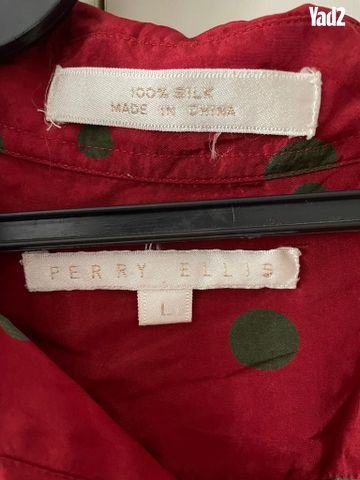 חולצת משי L של perry ellis