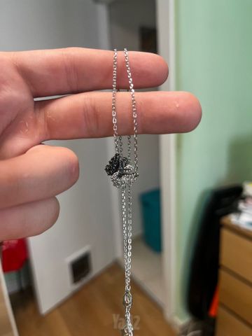 שרשרת כסף Swarovski