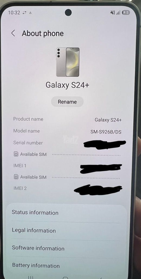 Galaxy s24+ / 256gb