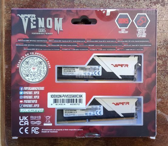 RAM DDR5 2x16GB 6000MT/s
