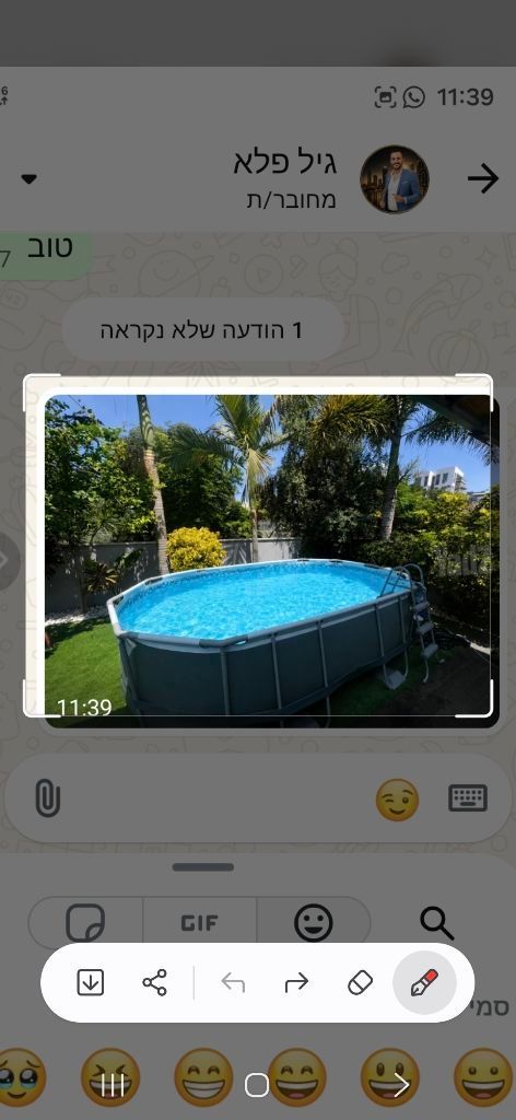 בריכה ענקית