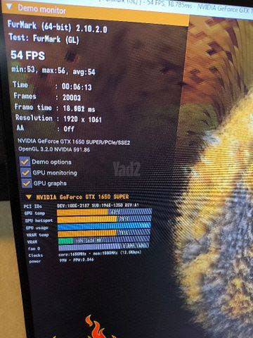 כרטיס מסך 1650 super Nvidia